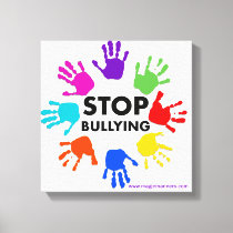 Stop Bullying Canvas Art