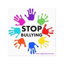 Stop Bullying Canvas Art
