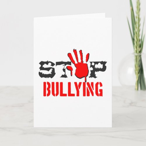 Stop Bullying Card