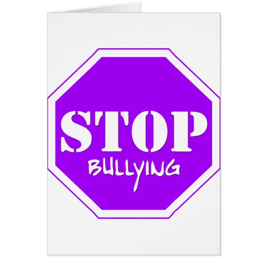Stop Bullying Card
