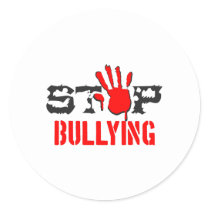 Stop Bullying Classic Round Sticker