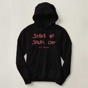 Stop Bullying Custom Embroidery Embroidered Hoodie