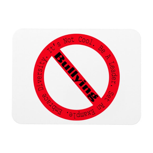 Stop Bullying-Logo by Shirley Taylor Magnet (Horizontal)