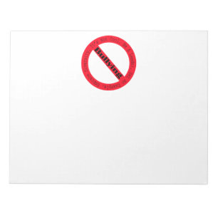 Stop Bullying-Logo by Shirley Taylor Notepad
