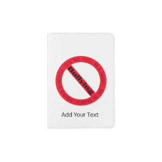 Stop Bullying-Logo by Shirley Taylor Passport Holder