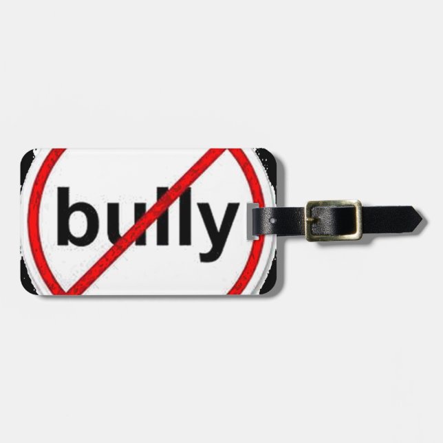 stop bullying luggage tag (Front Horizontal)