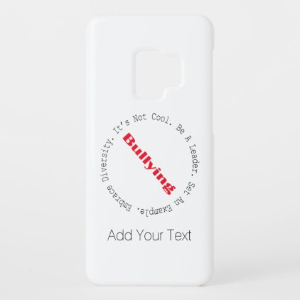 Stop Bullying-Outline by Shirley Taylor Case-Mate Samsung Galaxy S9 Case