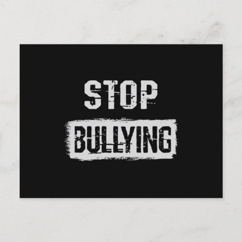 Stop Bullying Postcard