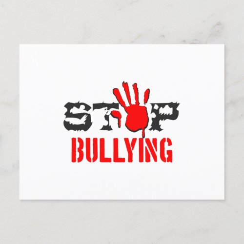 Stop Bullying Postcard