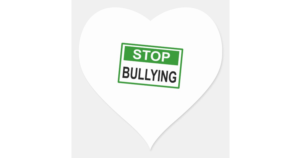 stop bullying sign