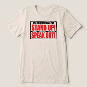 Stop Bullying - Stand Up, Speak Out Tri-Blend Shirt