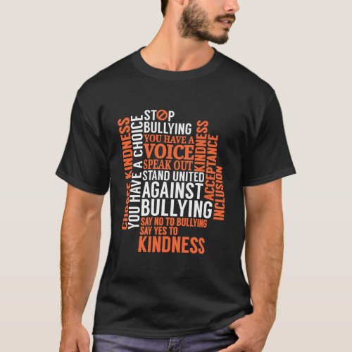 Stop Bullying Unity Day Kindness T_Shirt