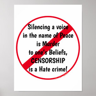Stop Censorship Poster