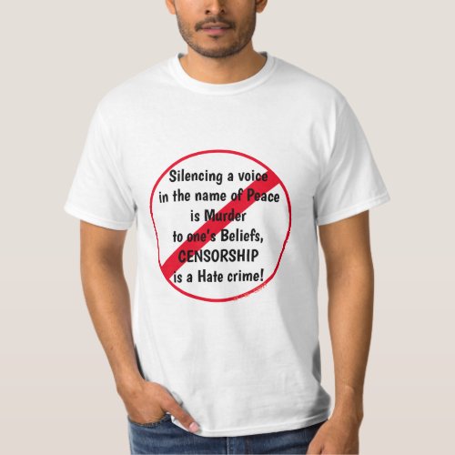 Stop Censorship T_Shirt