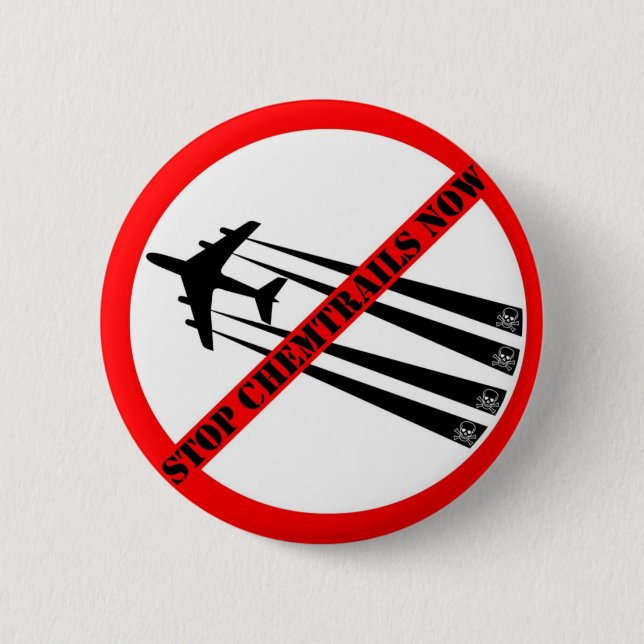 STOP CHEMTRAILS BUTTON (Front)