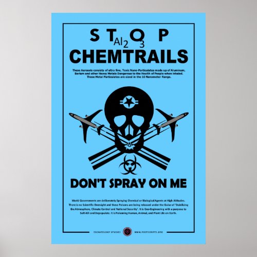 Stop Chemtrails Poster