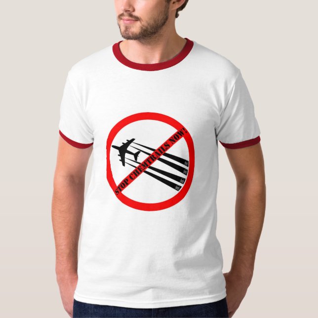 STOP CHEMTRAILS T-Shirt (Front)