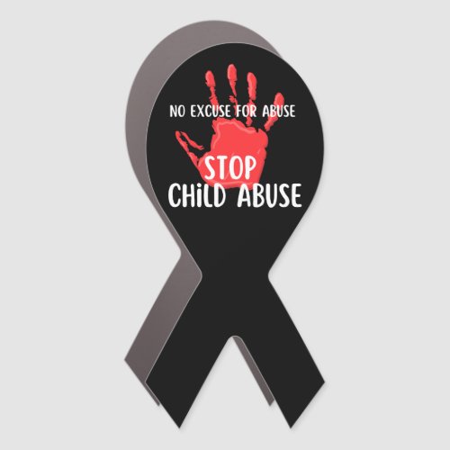 Stop Child Abuse Car Magnet