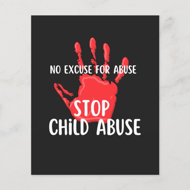 Stop Child Abuse Flyer (Front)