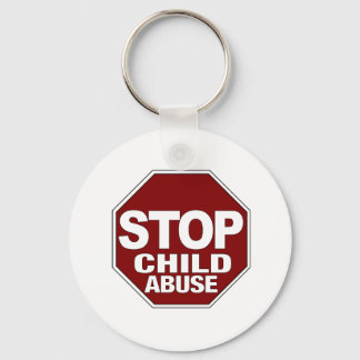 Stop Child Abuse Keychain