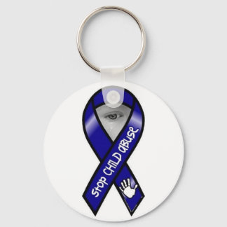 Stop Child Abuse Keychain