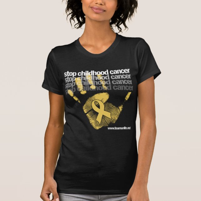 Stop Childhood Cancer T-Shirt (Front)