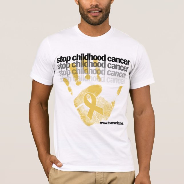 Stop Childhood Cancer T-Shirt (Front)