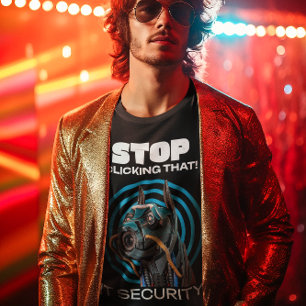 Stop Clicking That IT Security Humor T-Shirt