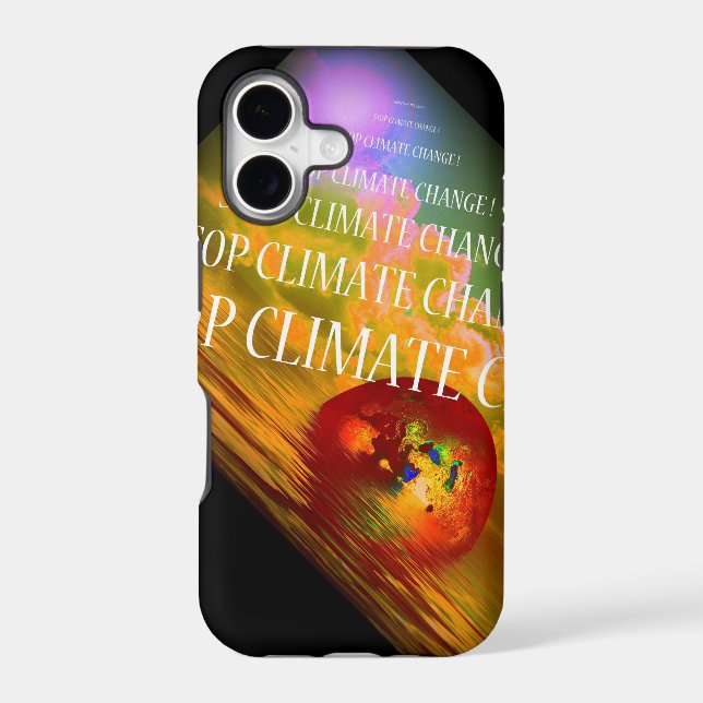 STOP CLIMATE CHANGE IPHONE CASE (Back)