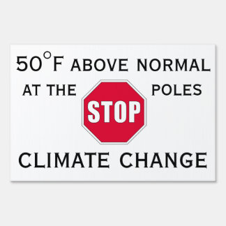 Stop Climate Change Sign
