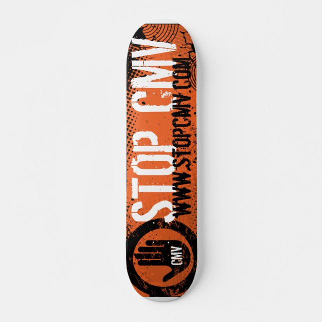 Stop CMV Skateboard Deck (Front)