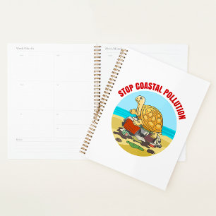 Stop Coastal Pollution Sea Turtle Environmental Planner
