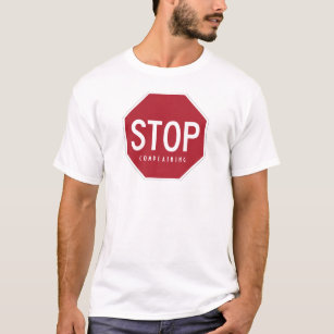 STOP Complaing And Go VOTE T-Shirt (Black)