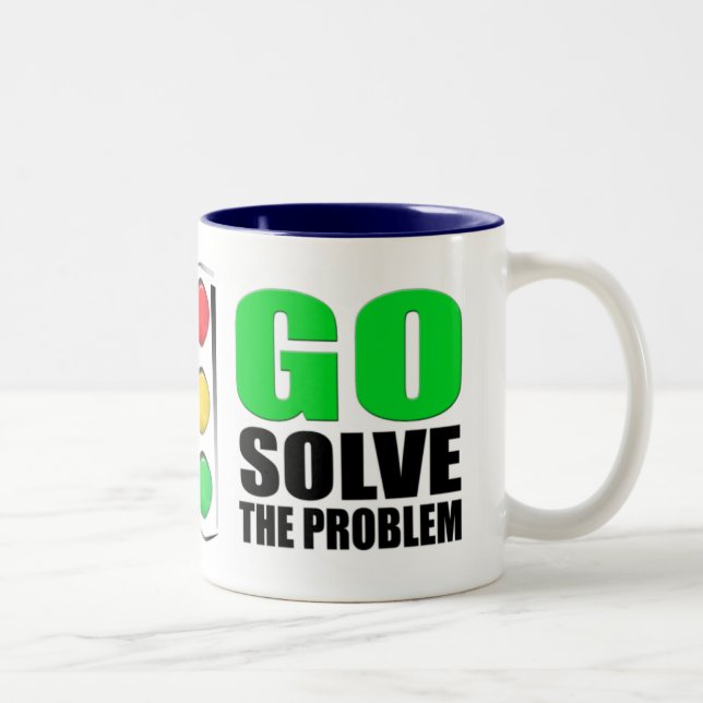 Stop Complaining Two-Tone Coffee Mug (Right)