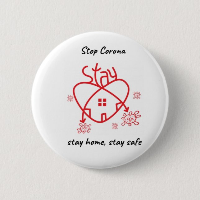 Stop Corona Button (Front)