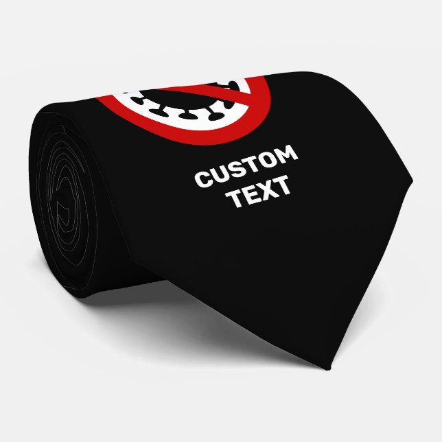 Stop Coronavirus Neck Tie (Rolled)