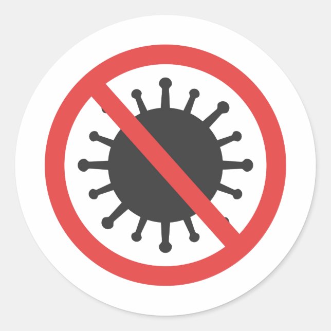 Stop coronavirus Sticker (Front)