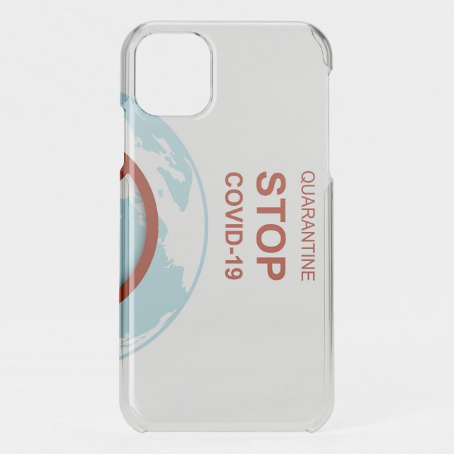 stop covid19 iPhone Case (Back)