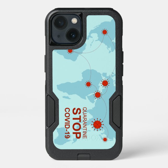 stop covid19 Otterbox Case (Back)