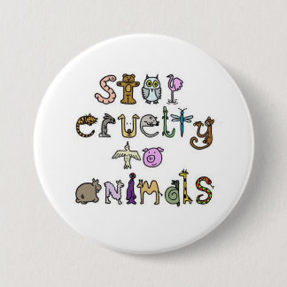stop cruelty to animals - Customized Button