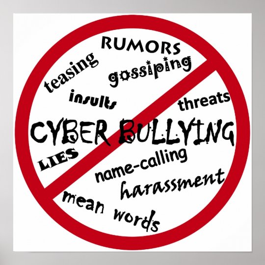 Featured image of post Cyber Bullying Poster Making Ideas Cyberbullying actions which are more common among children and young adults can also be observed in adults