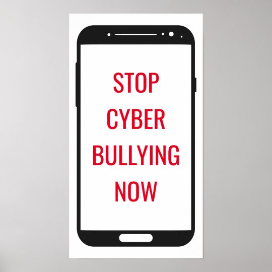 Stop Cyber Bullying Poster 7939