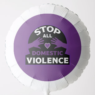 Stop Domestic Violence Balloon