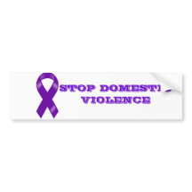 Stop Domestic Violence Bumper Sticker