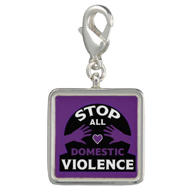 Stop Domestic Violence Charm (Front)