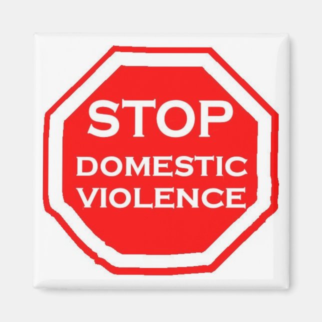 Stop Domestic Violence Magnet (Front)