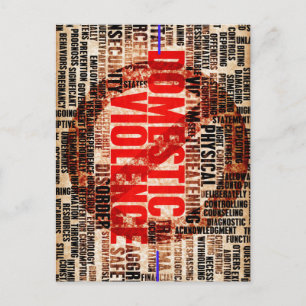 Stop Domestic Violence Postcard