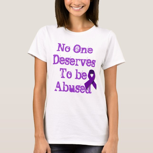 Stop Domestic Violence T-Shirt (Front)