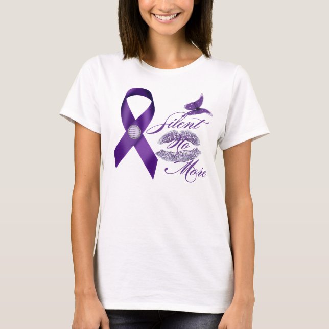 Stop domestic violence tee shirt (Front)