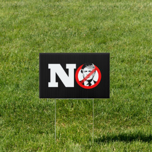 STOP DONALD TRUMP SIGN